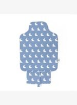 Deux Lapins Mono Lapin Royal Blue - Müslin Bebek Pratik Alt Açma Matı - Görsel 2