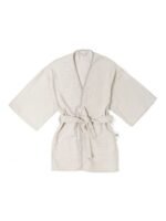 Deux Lapins Müslin Çocuk Kimono Bornoz - Cotton Grey