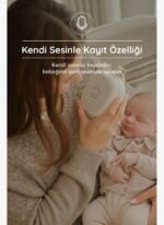 Budizzz Plus 33 Sesli Ağlama Sensörlü Beyaz Gürültü Cihazı | Uyku Arkadaşı Ayıcık (Bej) - Görsel 2