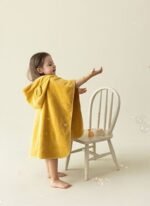 İrya Tiny Bear Organik Pamuk Çocuk Panço Hardal - Görsel 3