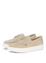 Tommy Hilfiger Bej Erkek Süet Casual Ayakkabı CASUAL SUEDE STITCH TOE HYBRID - Görsel 2