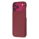 Bloomcase Vectra Burgonya Iphone 18 Pro Magsafe Hakiki Deri Kılıf