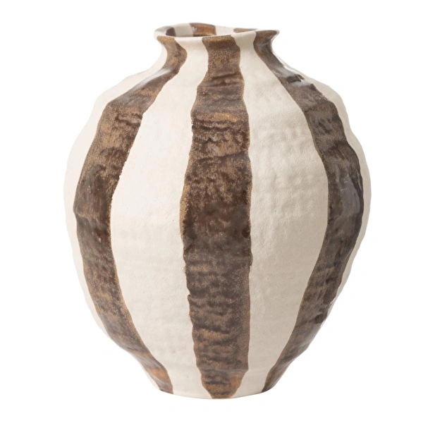 2fd2b6ee6793cd06bb5b-0 Pulse Brown Vazo 18x21 Cm - Görsel 1