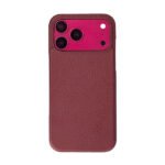 Bloomcase Vectra Burgonya Iphone 18 Pro Magsafe Hakiki Deri Kılıf - Görsel 2