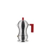 Pulcina İndüksiyon Tabanlı Espresso Makinesi Mokapot 300 ml Kırmızı - Görsel 3