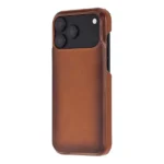 Bloomcase Vectra Desert Tan Iphone 18 Pro Magsafe Hakiki Deri Kılıf