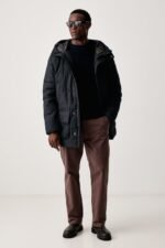 barbour erkek mont