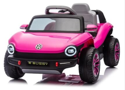 Kikka Boo Lisanslı Volkswagen E-Buggy Akülü Araba - Pembe (Uzaktan Kumandalı, 12V Güçlü Performans)