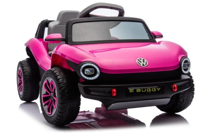 Kikka Boo Lisanslı Volkswagen E-Buggy Akülü Araba - Pembe (Uzaktan Kumandalı, 12V Güçlü Performans) - Görsel 4