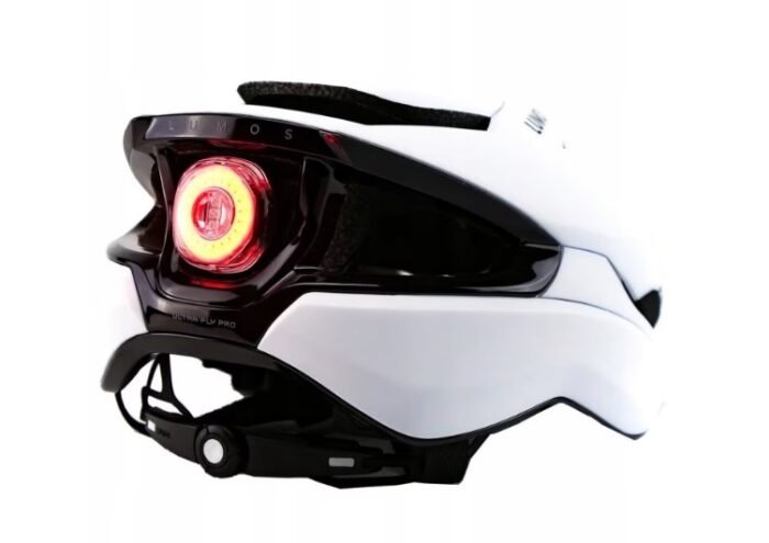 Lumos Ultra Fly Pro MIPS Akıllı Bisiklet Kaskı - Spectre White (Entegre Firefly Aydınlatma, MIPS Beyin Koruma Sistemi ve Aerodinamik Tasarım) - Görsel 2