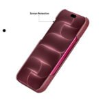 Bloomcase Vectra Burgonya Iphone 18 Pro Magsafe Hakiki Deri Kılıf - Görsel 3