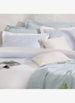 Chakra Aletta %100 Pamuk Extra King Size Nevresim Seti 260X220 Cm Beyaz - Görsel 2