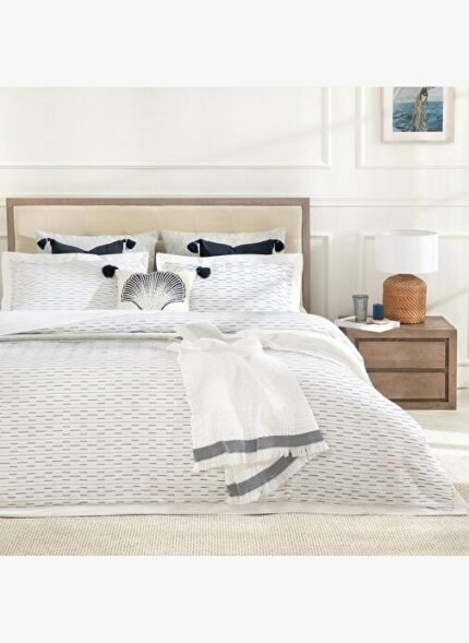 Chakra Ascar %100 Pamuk King Size Nevresim Seti 230X220 Cm Beyaz
