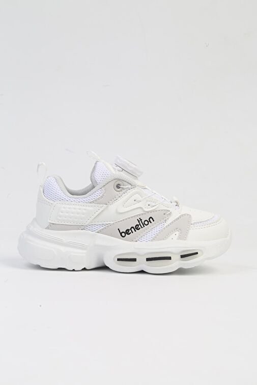 tryoshop-b-benetton-ithal-beyaz-cocuk-bagcik-mekanizmali-spor-ayakkabi-bni-10255-15283840-1 United Colors of Benetton Benetton® İTHAL Beyaz Çocuk Bağcık Mekanizmalı Spor Ayakkabı BNI-10255 - Görsel 1