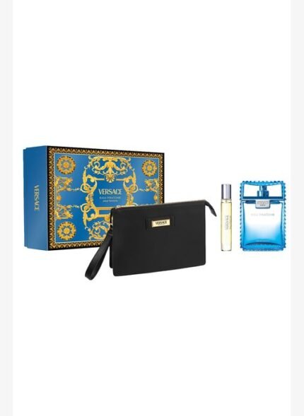 Versace Eau Fraiche EDT 100 ml Parfüm + Seyahat Boy 10 ml + Çanta Erkek Parfüm Seti