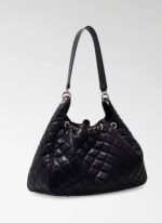 Guess HWQG2456010 Siyah Kadın Kapitone Omuz Çantası - Görsel 4