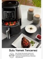 Karaca Air Pro Cook 3 in 1 XL Ev Yemeği, Közleme, Airfryer Wood Craft 4L - Görsel 3