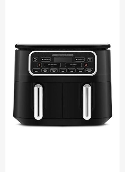 Karaca Air Pro Cook Duo Ev Yemeği XXXL Airfryer Black Chrome 8L