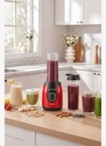 Karaca Blendfit Go Personal Kişisel Smoothie Blender Çift Hazne Kırmızı 600ml & 400ml