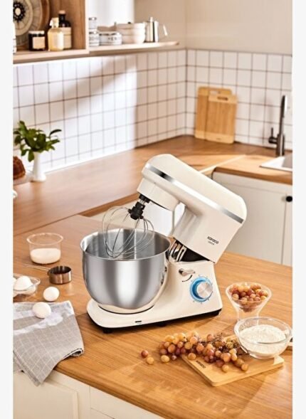 Karaca Chefcrafter Hamur Yoğurma Makinesi Porcelain White 1900W 7L