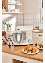 Karaca Chefcrafter Hamur Yoğurma Makinesi Porcelain White 1900W 7L - Görsel 3