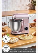 Karaca Mastermaid Chef Ultra Dijital Ekranlı Hamur Yoğurma Makinesi Rosegold 7L - Görsel 4