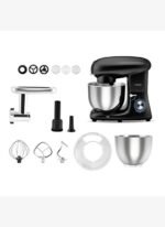 Karaca Multichef Aparatlı Hamur Yoğurma Makinesi Shiny Black 5,5L