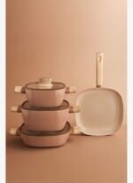 Karaca Swiss Crystal Mocha 7 Parça Tencere Seti