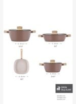 Karaca Swiss Crystal Mocha 7 Parça Tencere Seti - Görsel 2