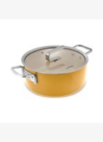 Karaca x Refika Swiss Crystal 9 Parça Tencere Seti Mustard Yellow - Görsel 4