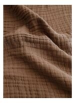 Barine Linen Gauze Keten Yatak Örtüsü Kahverengi 200x220 - Görsel 4