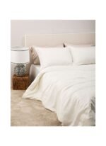 Linens X TENCEL™ Lyocell King Nevresim Kılıfı Beyaz - Görsel 3