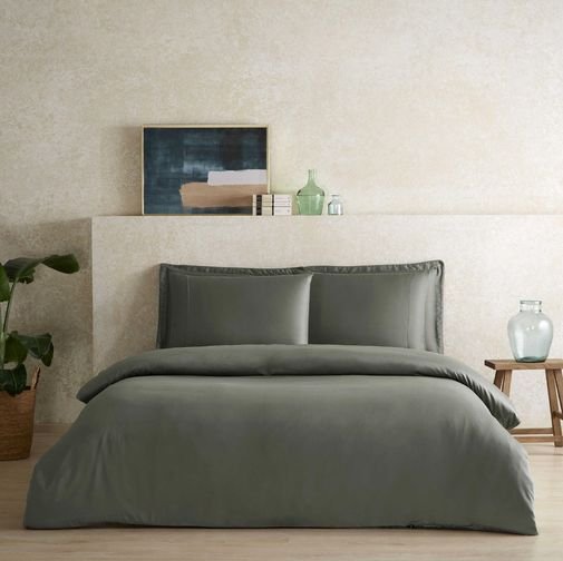 tryoshop-b-linens-x-tencel-lyocell-king-nevresim-kilifi-yesil-15072310-1 Linens X TENCEL™ Lyocell King Nevresim Kılıfı Yeşil - Görsel 1