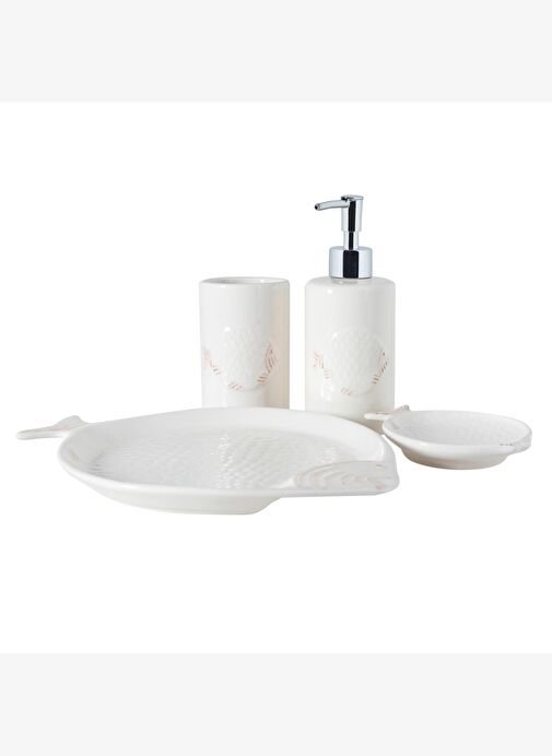 tryoshop-b-marine-fish-4lu-kutulu-banyo-seti-15858188-1 Mudo Home MARINE FISH 4'LÜ KUTULU BANYO SETİ - Görsel 1