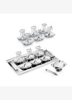 Schafer Allure Çelik Çay Seti 40 Parça-Gümüş - Görsel 2