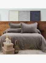 Schafer Home Blossom Yatak Örtüsü Seti 3 Parça-Bej - Görsel 2