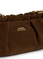 Tommy Hilfiger AW0AW19010GUG Kahve Kadın Süet Çapraz Çanta - Görsel 3