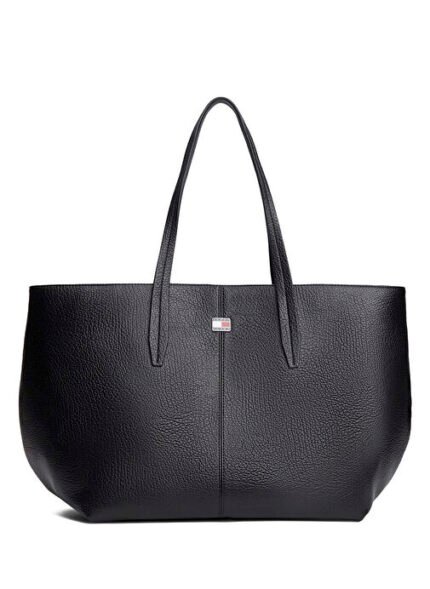 Tommy Hilfiger Siyah Kadın Tote Çanta TJW SLOUCHY CITY TOTE