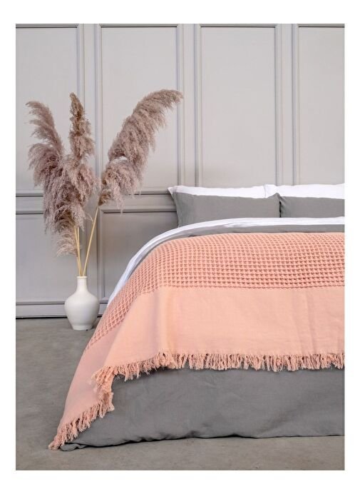 tryoshop-b-waffle-pamuk-yatak-ortusu-evening-sand-160x260-15377860-1-2 Barine Waffle Pamuk Yatak Örtüsü Evening Sand 160x260 - Görsel 1